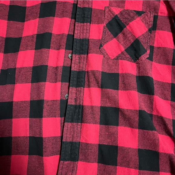 TNA button down plaid flannel shirt - Picture 4 of 4